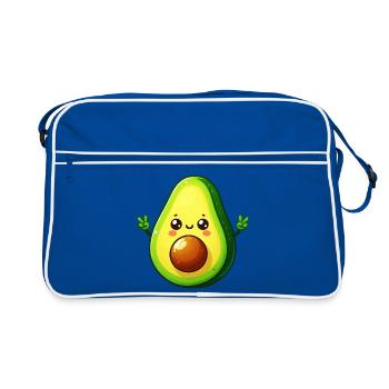 Avocado - Retro Bag - blue/white - Front