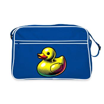 Caneton Canard Canard Canard - Sac Retro - bleu/blanc - Devant