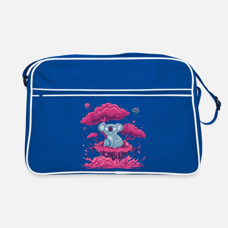 Koala in the Pink Forest Retro Bag
