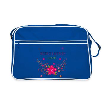 Écolier 2026 - Sac Retro - bleu/blanc - Devant