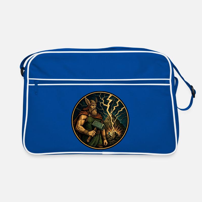 Thor with hammer Retro Bag