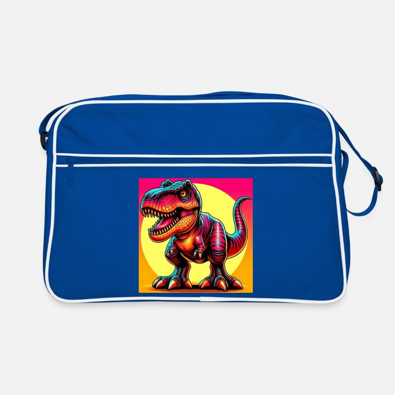 Dinosaurier Retro Tasche
