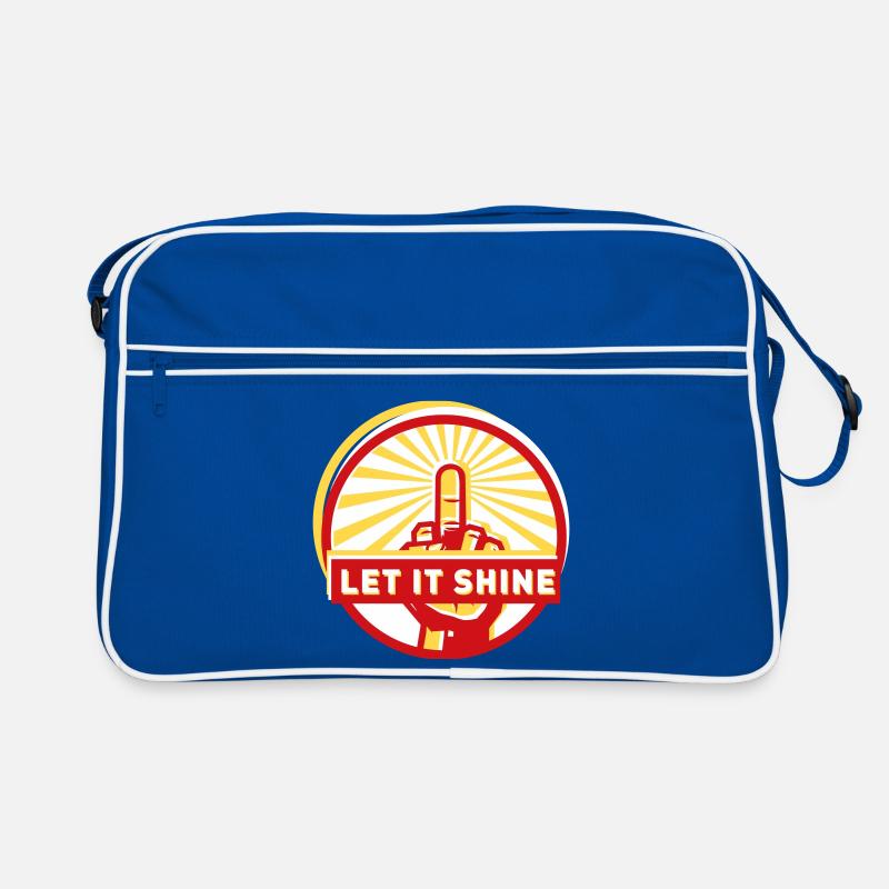 let it shine Retro Tasche