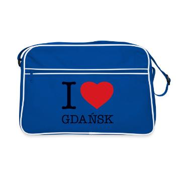 J’ADORE GDANSK - Sac Retro - bleu/blanc - Devant