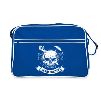 Échafaudages - Sac Retro - bleu/blanc - Devant