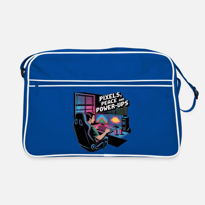 Pixels, Peace & Power-Ups – Gaming-Setup Retro Tasche
