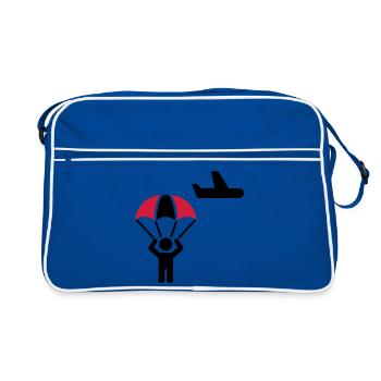 parachutist - Retro Bag - blue/white - Front