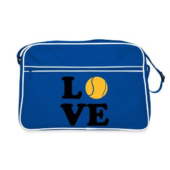Love Tennis - Sac Retro - bleu/blanc - Devant
