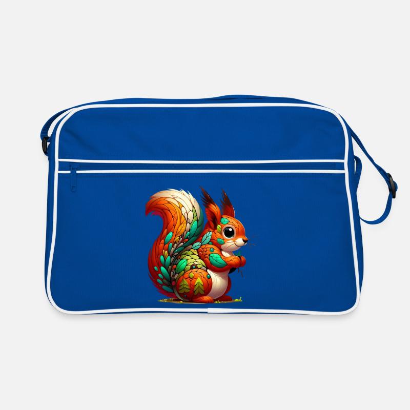 Eichhörnchen Retro Tasche