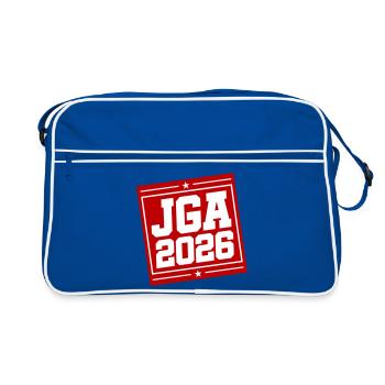 Jga 2026 Enterrement de vie de garçon - Sac Retro - bleu/blanc - Devant