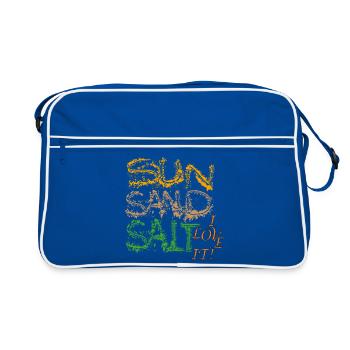 Sel de sable solaire - Sac Retro - bleu/blanc - Devant