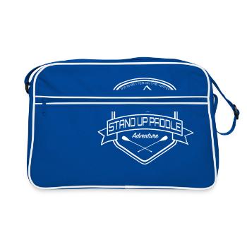 SUP Adventure - La vie est meilleure sur l'eau - fille - Sac Retro - bleu/blanc - Devant