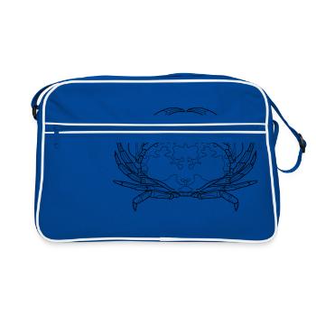 cancer - Retro Bag - blue/white - Front