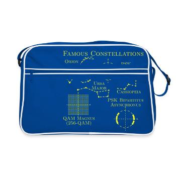 Famous Constellations - Retro Bag - blue/white - Front