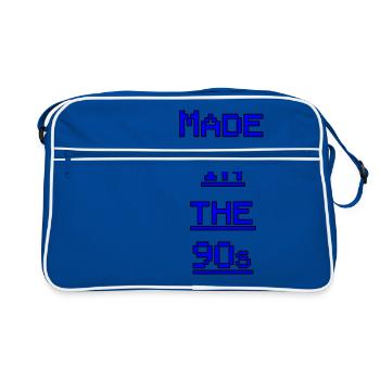 Made90s bleu - Sac Retro - bleu/blanc - Devant