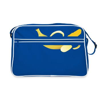 Hybrid Banana - Retro Bag - blue/white - Front