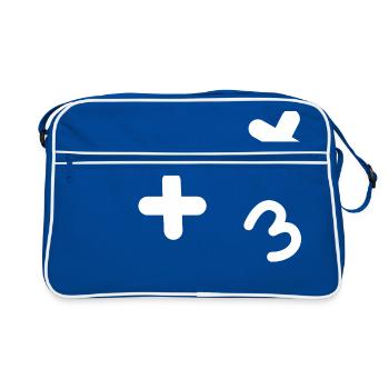 Kiss Emo - Sac Retro - bleu/blanc - Devant