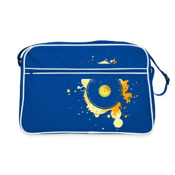 Vinyle - Sac Retro - bleu/blanc - Devant