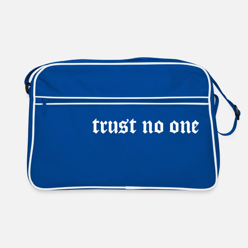 ne fais confiance à personne Sac Retro