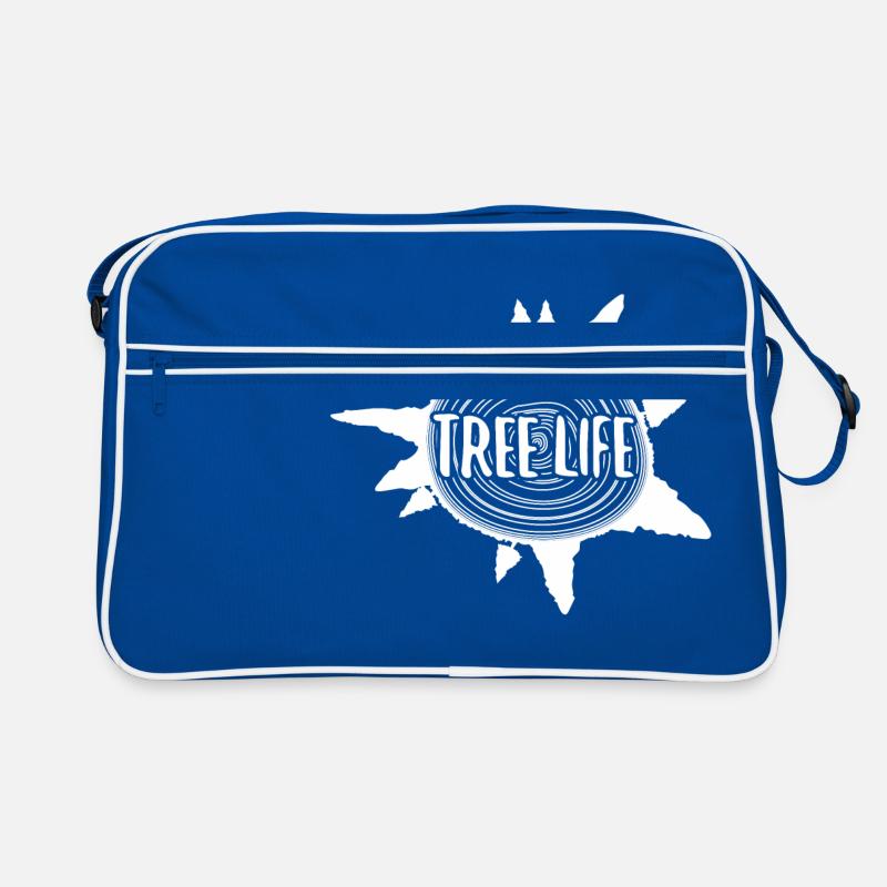 Tree trunk gift nature protection trees forest camping Retro Bag