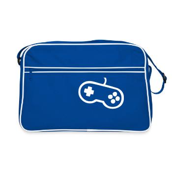 Controller - Retro Bag - blue/white - Front