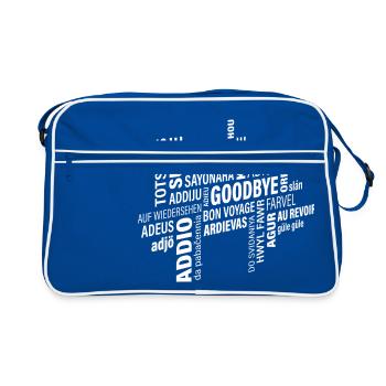 Goodbye - Retro Bag - blue/white - Front