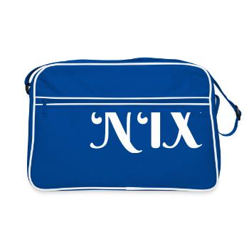 NIX with frills - Retro Bag - blue/white - Front