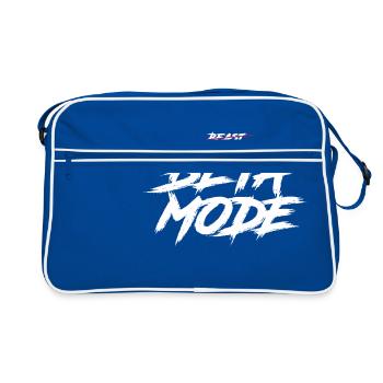 Mode bêta - Sac Retro - bleu/blanc - Devant