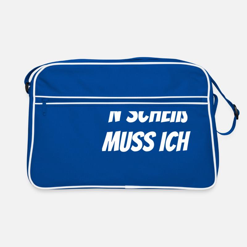N Scheiß muss Ich Retro Tasche