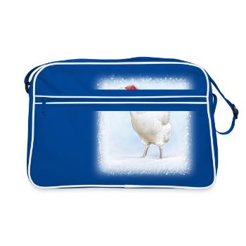 X-Mas Hen - Sac Retro - bleu/blanc - Devant