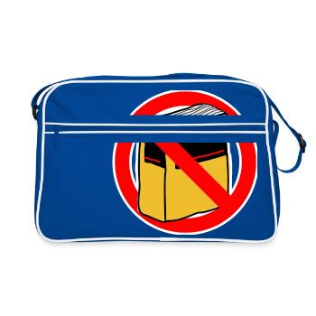 Duden orthographe merci idée de cadeau allemand - Sac Retro - bleu/blanc - Devant