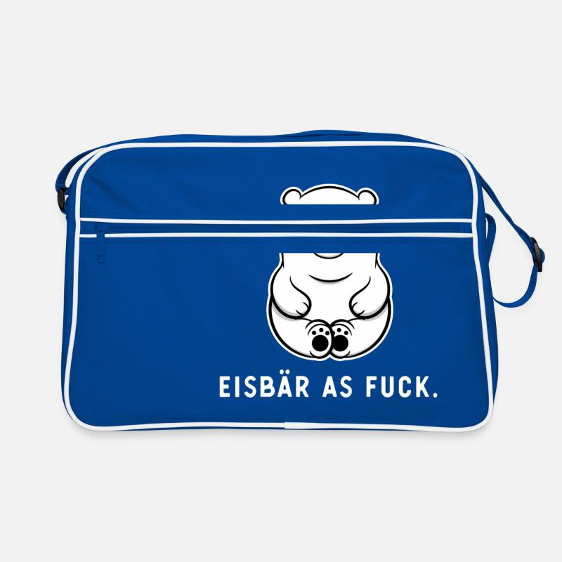 Cooler Eisbär Geschenk Retro Tasche