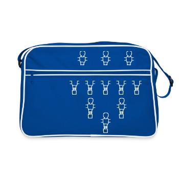 Kicker lineup - Retro Bag - blue/white - Front