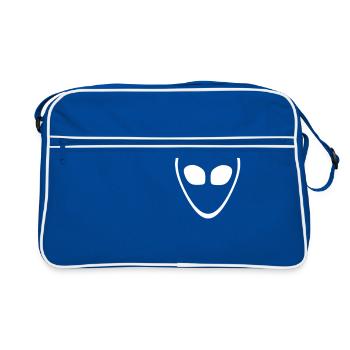 étranger - Sac Retro - bleu/blanc - Devant