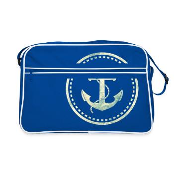 ancre - Sac Retro - bleu/blanc - Devant