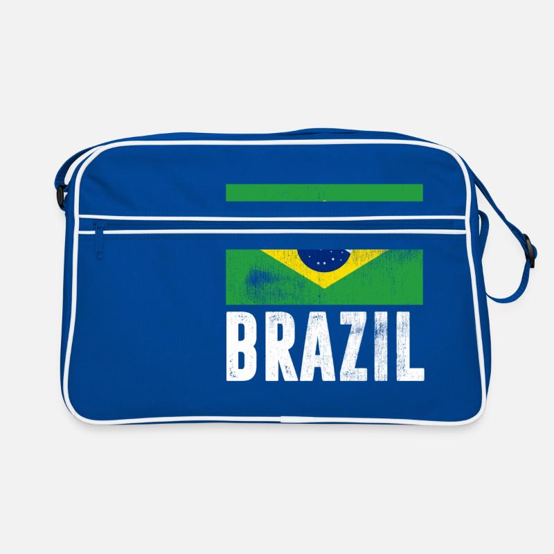 Drapeau du Brésil Drapeau du Brésil Vintage Sac Retro