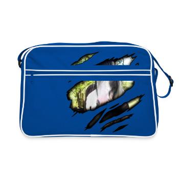 Tinker in me - Retro Bag - blue/white - Front