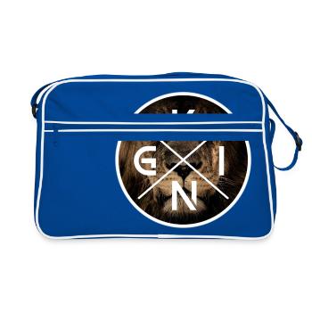 lionking - Sac Retro - bleu/blanc - Devant
