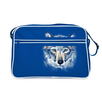 Art Wolf - Retro Bag - blue/white - Front