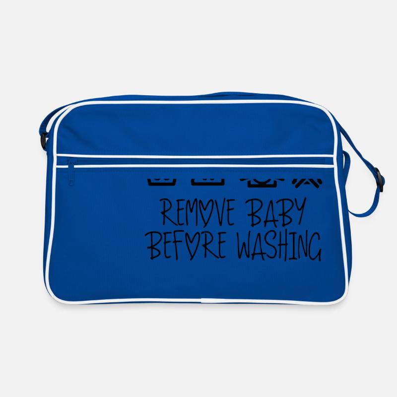 Enlever le bébé avant de le laver Sac Retro