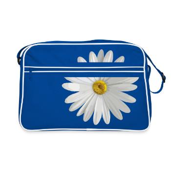 Marguerites - Sac Retro - bleu/blanc - Devant