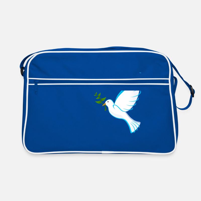 Taube des Friedens Retro Tasche