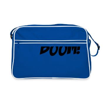 BOOM - Retro Tasche - Blau/Weiß - Vorne