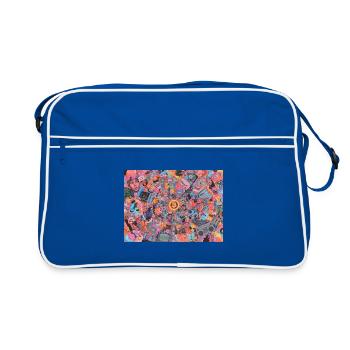 Bitcoin Bazooka - PopArt 3 - Retro Bag - blue/white - Front