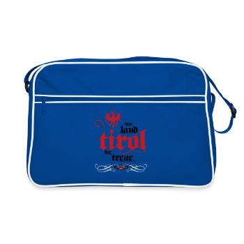 The Tyrol fidelity black - Retro Bag - blue/white - Front