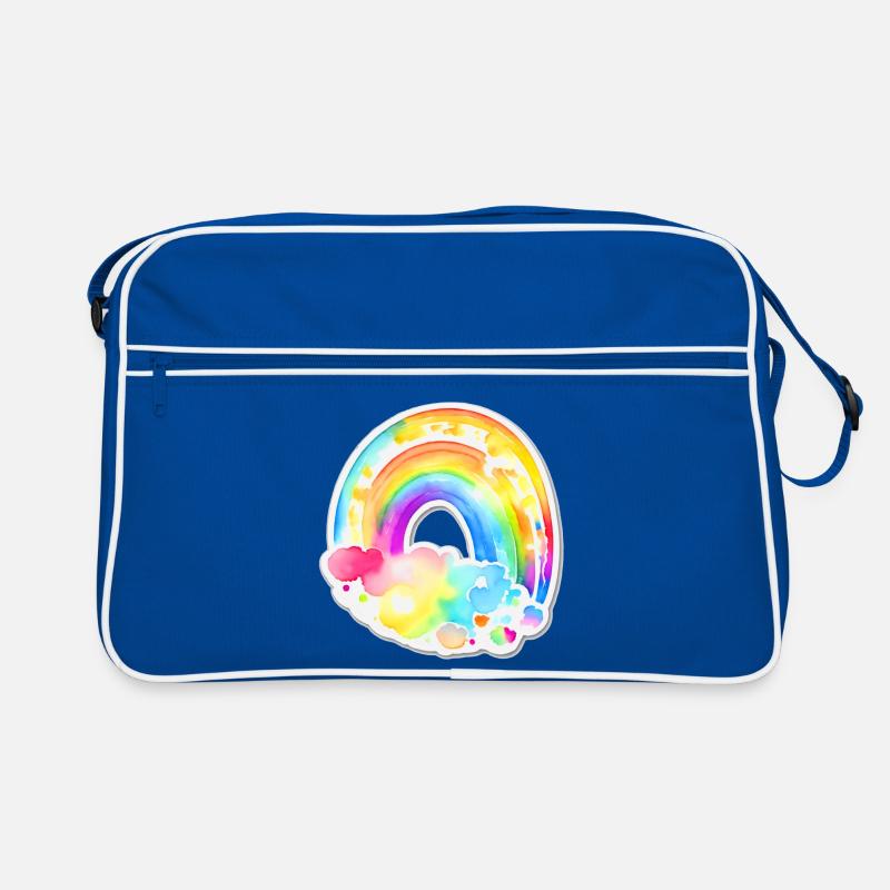 Regenbogen Retro Tasche