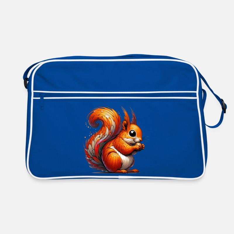 Eichhörnchen Retro Tasche