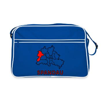 SPANDAU, a district of Berlin - Retro Bag - blue/white - Front