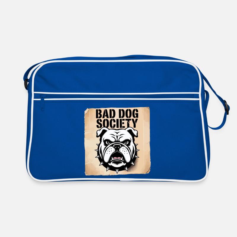 Die Gesellschaft der bösen Hunde Retro Tasche