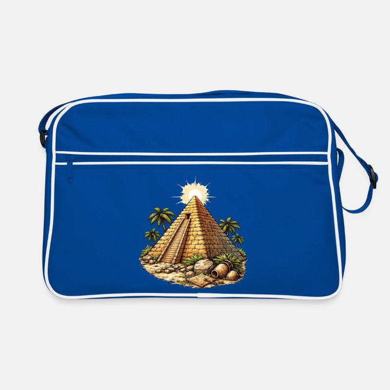 Pyramide Tempel Retro Tasche